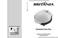 476 05 00 Rev1 Folheto de Instruções Omeleteira Duo Plus - Britânia