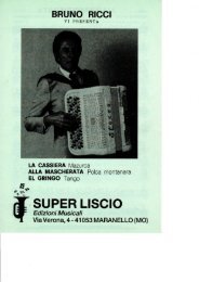 BRUNO RICCI - edizioni musicali superliscio