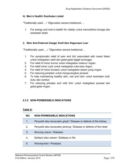 DRUG REGISTRATION GUIDANCE DOCUMENT (DRGD) - BPFK