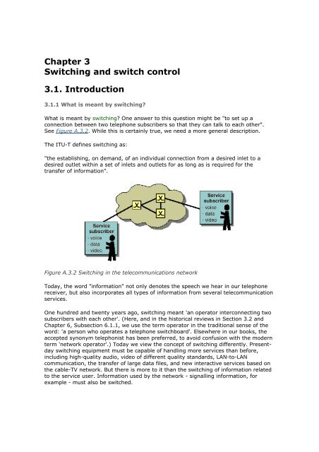 Chapter 3 Switching and switch control 3.1. Introduction