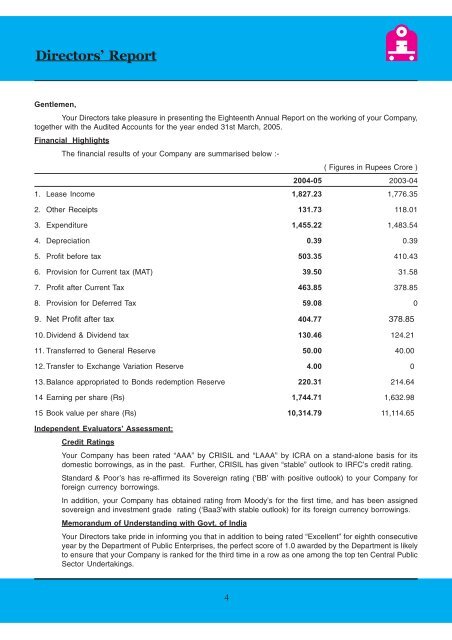 Annual Report English.pmd - Indian Railway Finance Corporation Ltd.