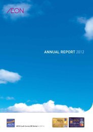 AEONCR-Annual Report 2012 - AEON Credit Service