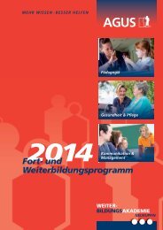 Fort- und Weiterbildungsprogramm 2014 - Agus Gadat