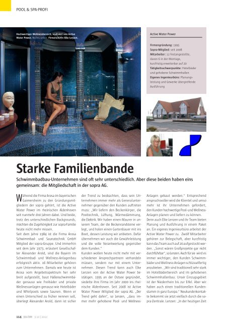 Starke Familienbande - Sopra AG