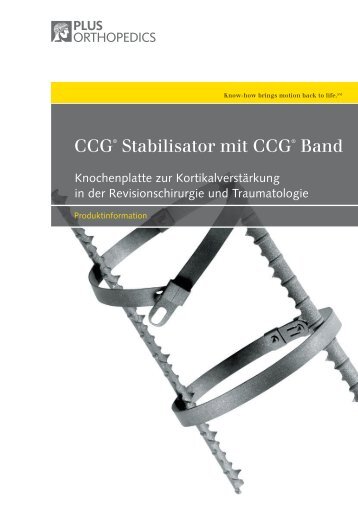 CCG® Stabilisator mit CCG® Band - Plus Orthopedics