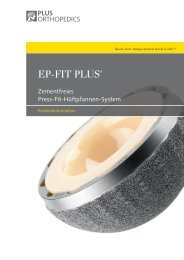 EP-FIT PLUS® - Plus Orthopedics