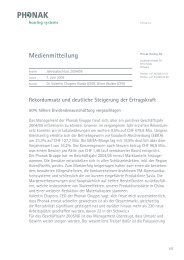 Medienmitteilung - Sonova