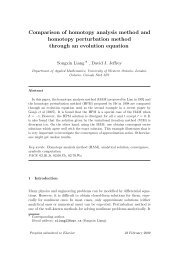 Comparison of homotopy analysis method and homotopy - Applied ...