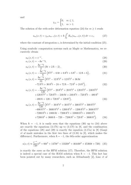 Comparison of homotopy analysis method and homotopy - Applied ...