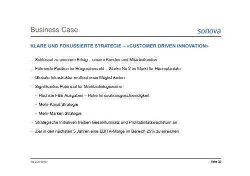 27. Generalversammlung 2012 - Sonova