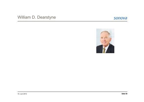 27. Generalversammlung 2012 - Sonova