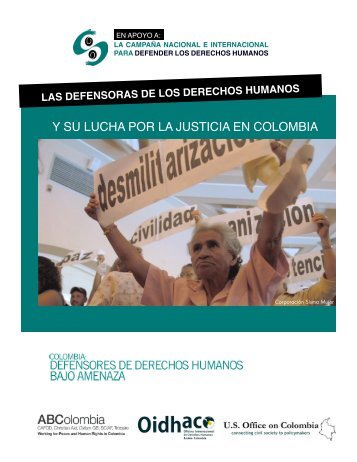 Colombia - Women Human Rights Defenders