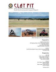 Draft Environmental Impact Report - California Off Highway Vehicle ...
