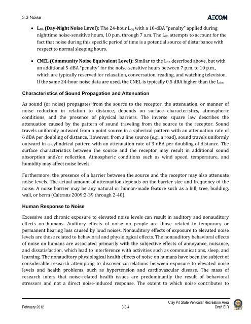 Draft Environmental Impact Report - California Off Highway Vehicle ...