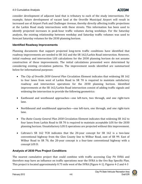 Draft Environmental Impact Report - California Off Highway Vehicle ...