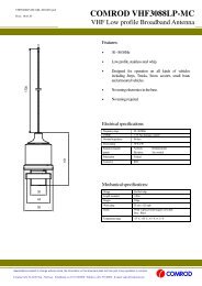 COMROD VHF3088LP-MC