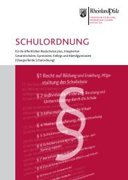 Schulordnung - Ministerium fÃ¼r Bildung, Wissenschaft, Jugend und ...