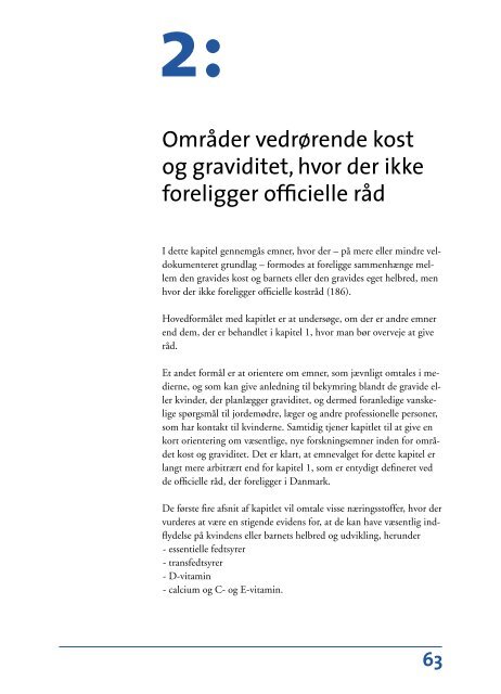 Kost til gravide - og ErnÃƒÂ¦ringsrÃƒÂ¥det