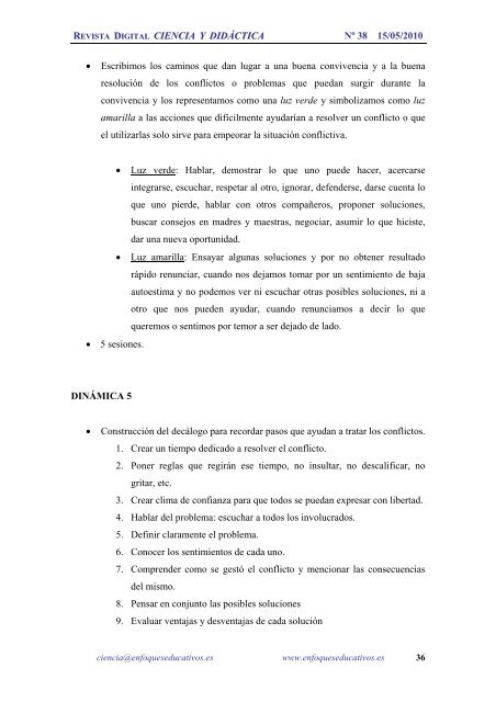 NÂº38 15/05/2010 - enfoqueseducativos.es