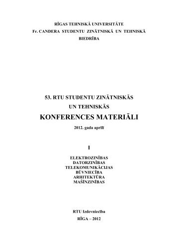 KONFERENCES MATERIĀLI - Aleph Files