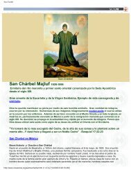San Charbel Majluf - Vidas ejemplares