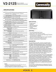 V2-212S - Community Professional Loudspeakers