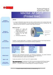 MACfoil AF 545 P (Printed liner)