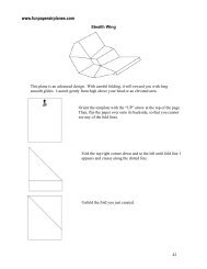 Stealth Wing - Fun Paper Airplanes