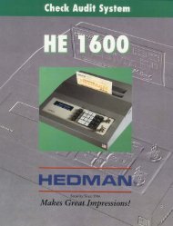 Hedman HE1600.pdf - SRS Systems Inc.