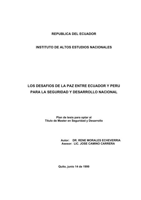 MORALES RENE.pdf - Repositorio Digital IAEN - Instituto de Altos ...