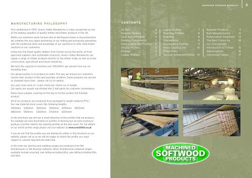 Machined Softwood Products