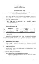 TERMS OF REFERENCE (TOR) - NFA