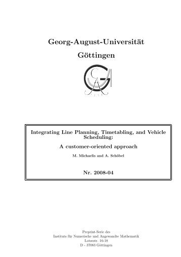 Georg-August-Universität Göttingen - Institut für Numerische und ...