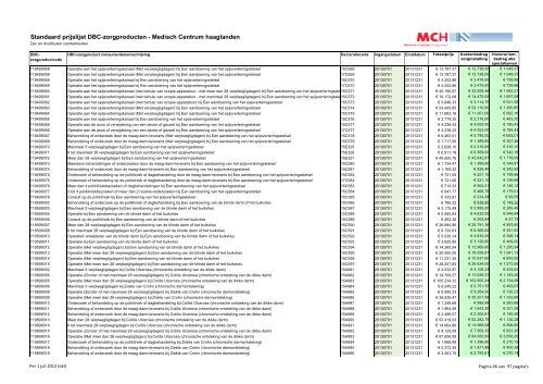 Standaardprijslijst DBC-zorgproducten per juli 2013.pdf - Medisch ...