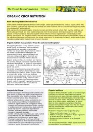 4 Organic crop nutrition 29.3.2010 - Infonet-Biovision