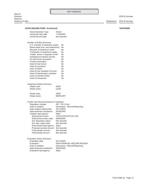 ENVIRONMENTAL - John Dixon & Associates