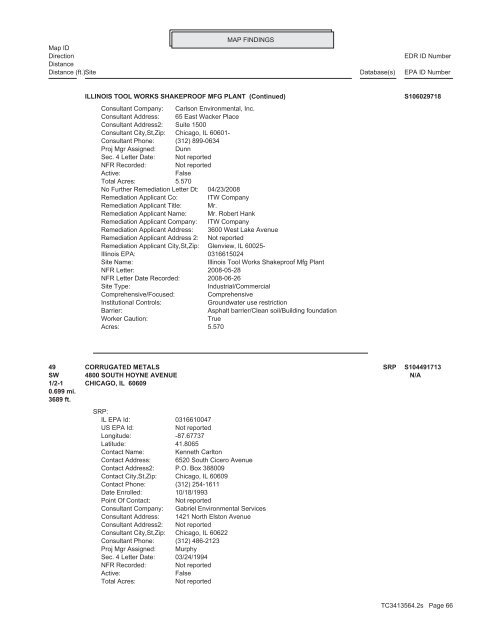 ENVIRONMENTAL - John Dixon & Associates