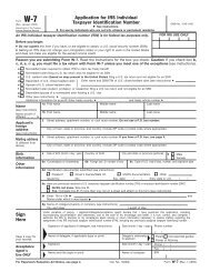 Form W-7 (Rev. January 2005)