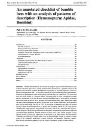 An annotated checklist of bumble bees with an analysis of patterns ...