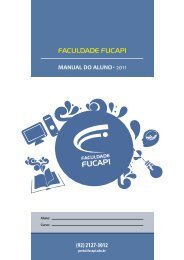 Baixe o manual do aluno. - Fucapi