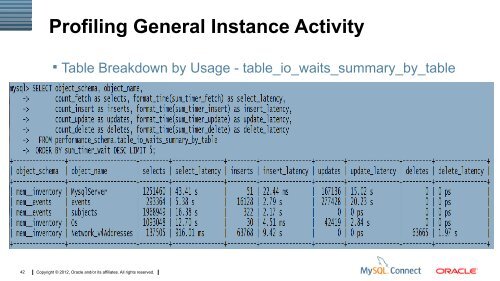 Presentation (PDF) - MySQL