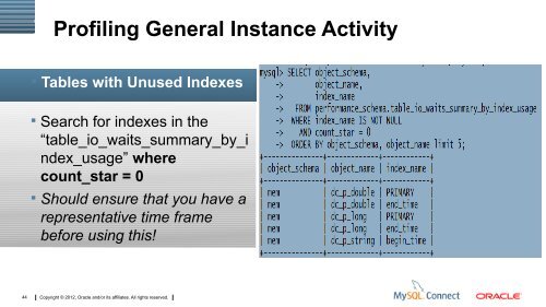 Presentation (PDF) - MySQL