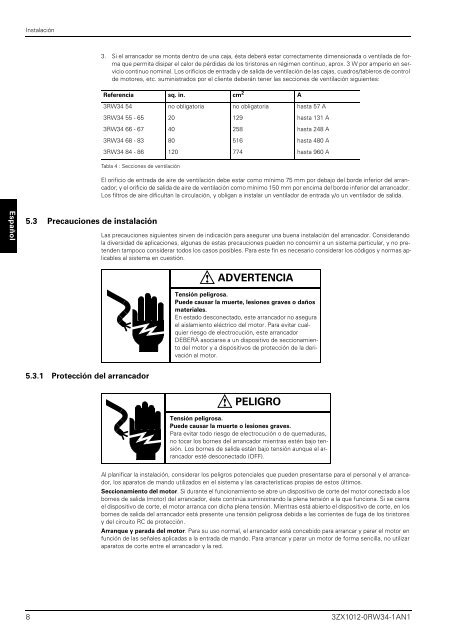 SIKOSTARTTM 3RW34 - Siemens Industry, Inc.