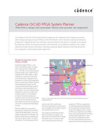 Cadence OrCAD FPGA System Planner
