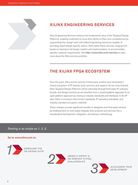 Targeted Design Platform Brochure - Xilinx