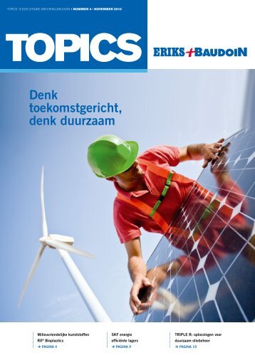 Denk toekomstgericht, denk duurzaam - Eriks