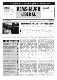 Rems-Murr-Liberal 10/1993 - FDP Kreisverband Rems-Murr