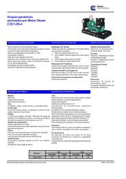 Grupos-geradores acionados por Motor Diesel C35/1-D6-4