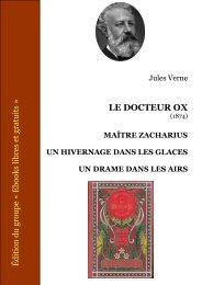 Le docteur OX - MaÃ®tre Zacharius - Un hivernage dans les glaces ...