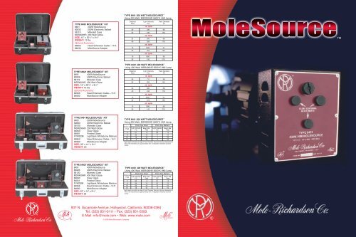 MoleSource Brochure - Mole-Richardson